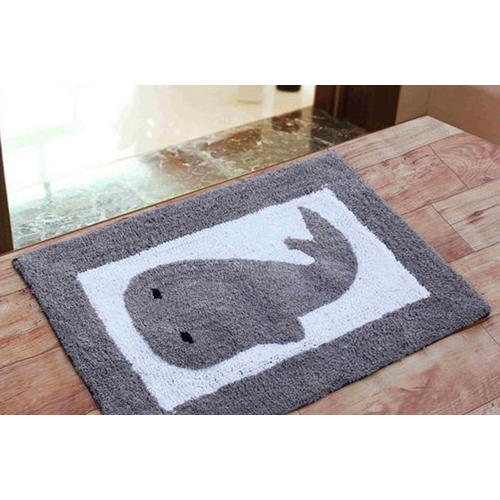 Cotton Anti Skid Water Obsorbing Bath Mats - Color: Different Available