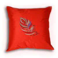 Peacock Leaf Embroidery Cushion Covers