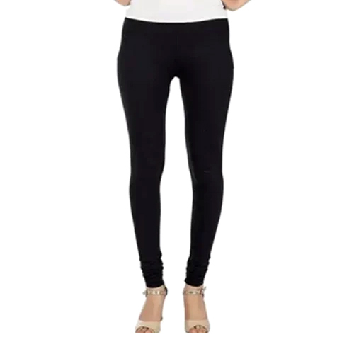 Karelex Black Chudidhar Cotton Legging