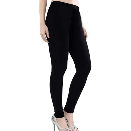 Karelex Black Chudidhar Cotton Legging