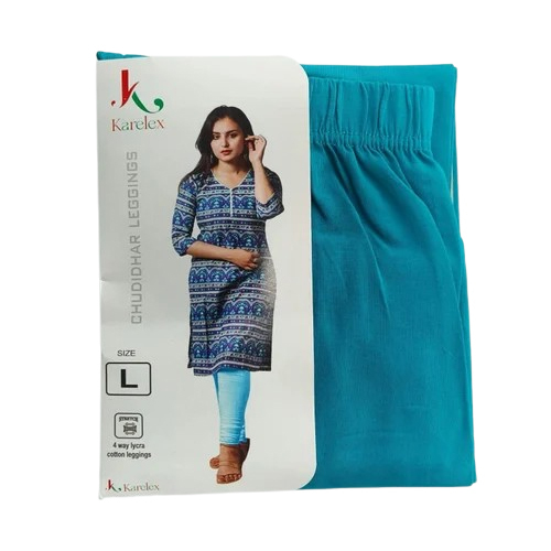 Karelex Sky Blue Chudidhar Cotton Legging