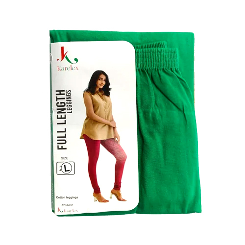 Karelex Green Full Length Cotton Legging