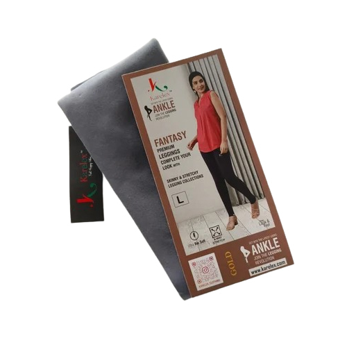 Karelex Gray Ankle Cotton Legging