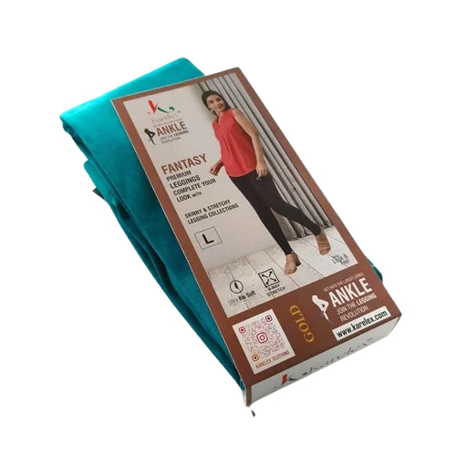 Karelex Sky Blue Ankle Cotton Legging - Color: Different Available