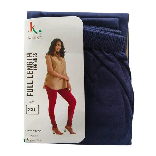 Karelex Blue Full Length Cotton Legging