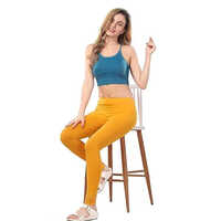 Karelex Yellow Full Length Cotton Legging - Color: Different Available