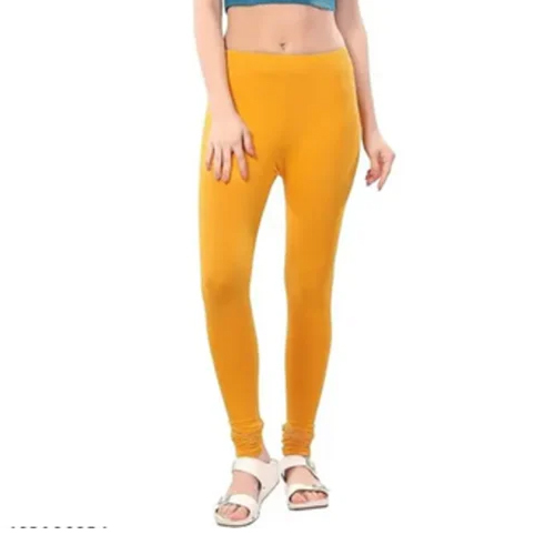 Karelex Yellow Full Length Cotton Legging