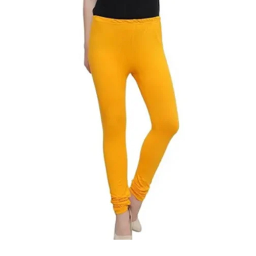 Karelex Yellow Full Length Cotton Legging