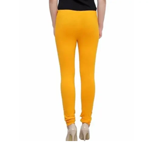 Karelex Yellow Full Length Cotton Legging