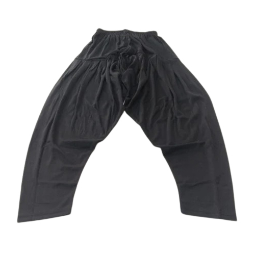 Black Cotton Patiyala Pant