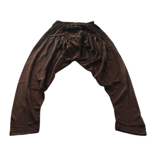 Brown Cotton Patiyala Pant