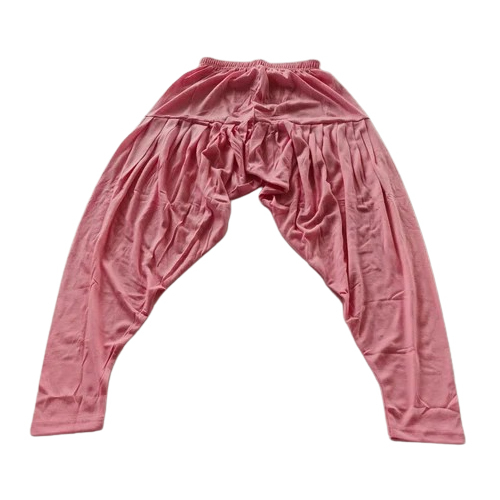  Pink Cotton Patiyala Pant