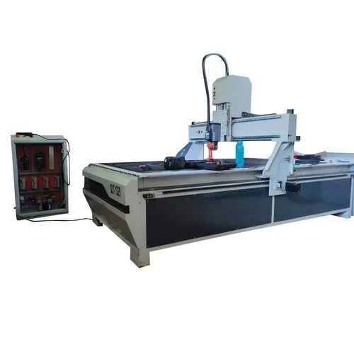 Automatic Cnc Wood Router Machine - Color: Gray
