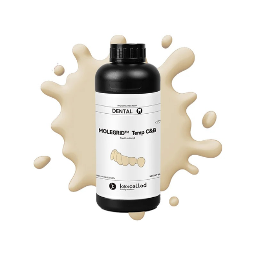 Molegri Temp C&b Tooth Colored Dental Resin Aesthetic Temporary Restorations With Clinical Strength - Color: Cream
