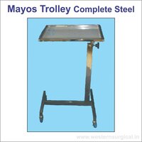 Mayo's Trolley Complete Steel - Color: Silver