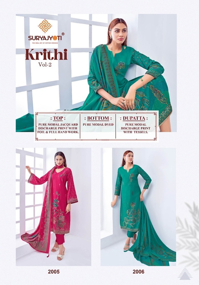 Suryajyoti Krithi Vol-2  Dress Material