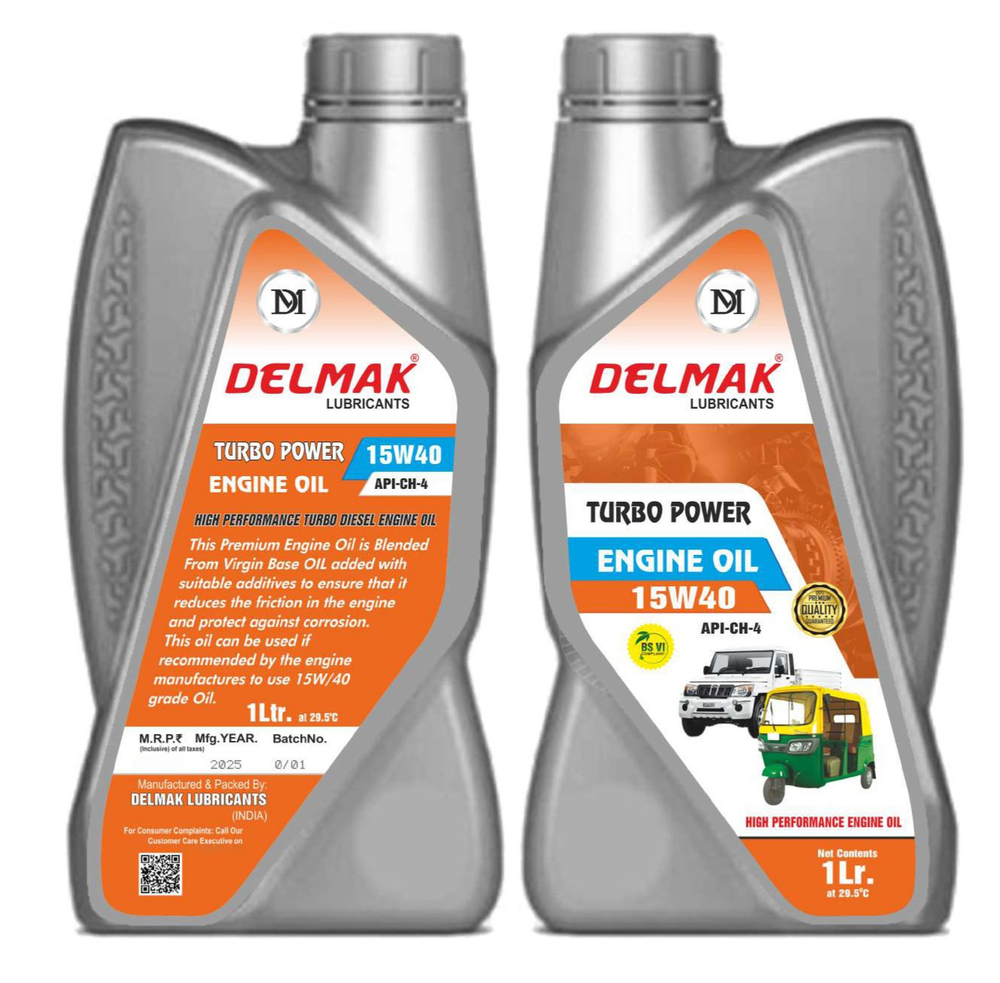 1 Ltr 15w40 Turbo Power Engine Oil - Application: Automobiles