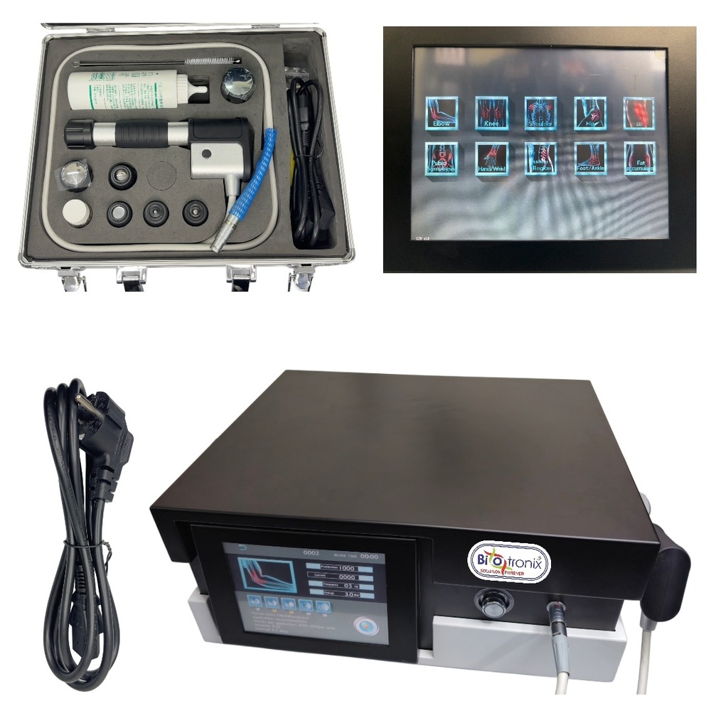7-head Eswt Machine-pneumatic, Adjustable Settings - Accuracy: Non-invasive Shockwave Therapy Machine Mg