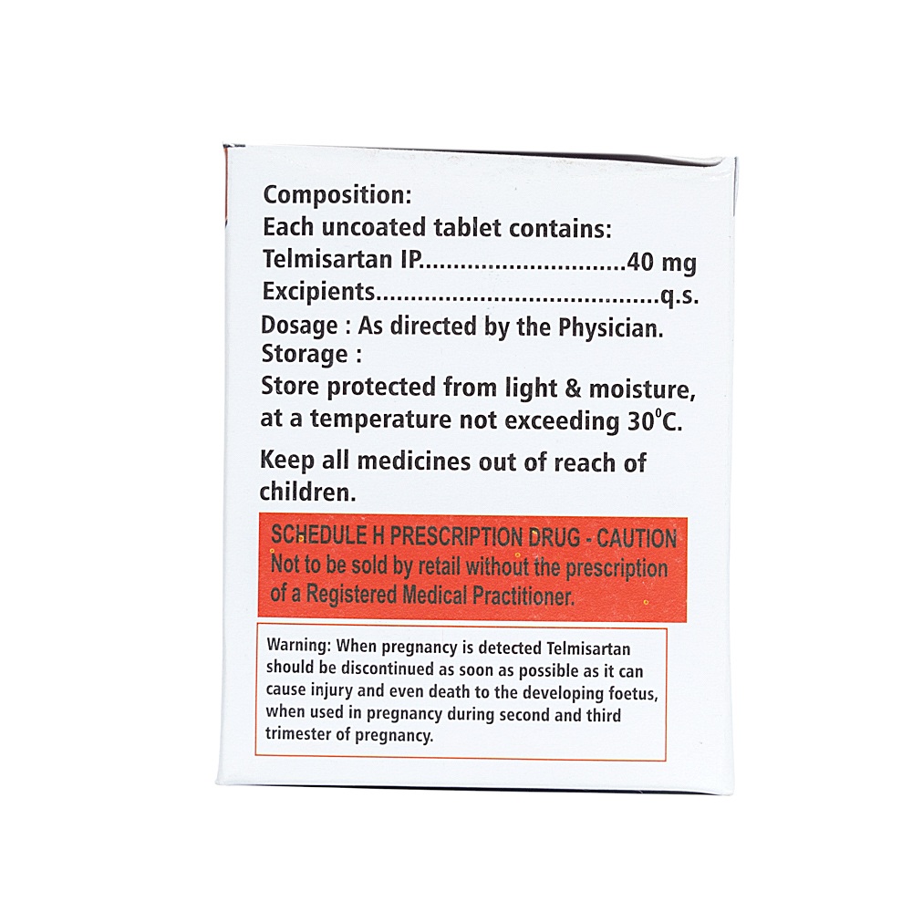 Telmisartan 40mg Tablets IP