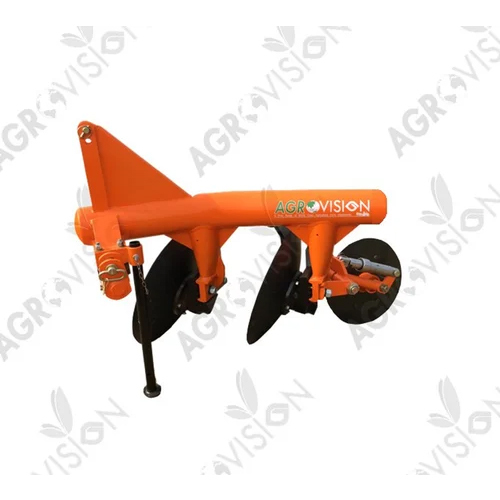 2 Botton Tubular Frame Disc Plough - Color: As Per Availability