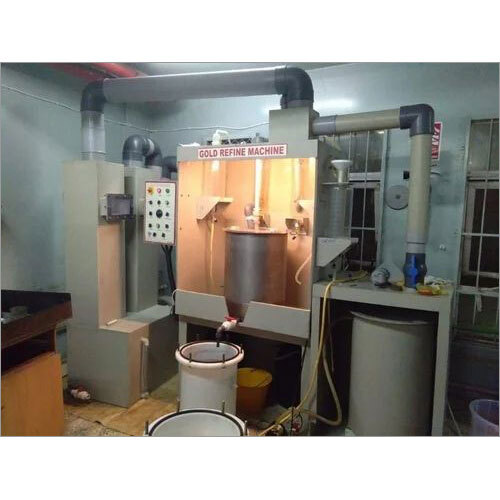 Gold Refining Machine Tumbler - Color: Grey Paint Coated