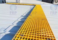 Frp Solar Grating Rooftop - Fiber Reinforced Plastic 1000x1000x38mm, Green | Uv Resistant, Anti-slip Coated, Fire Retardant, Medium To Heavy Load