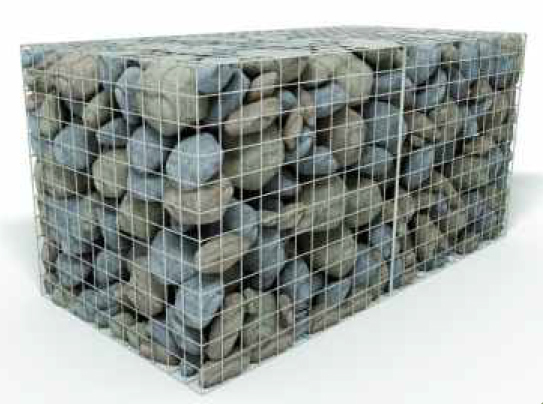 Wire Gabion Mesh - Color: White