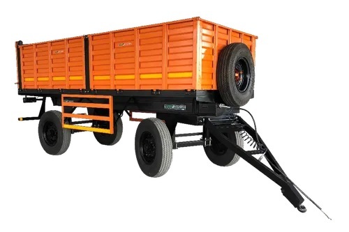 4 Wheel Tipping Trailer - Material: Iron