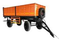 4 Wheel Tipping Trailer - Material: Iron