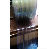 Clear View PVC Strip Polar Curtain