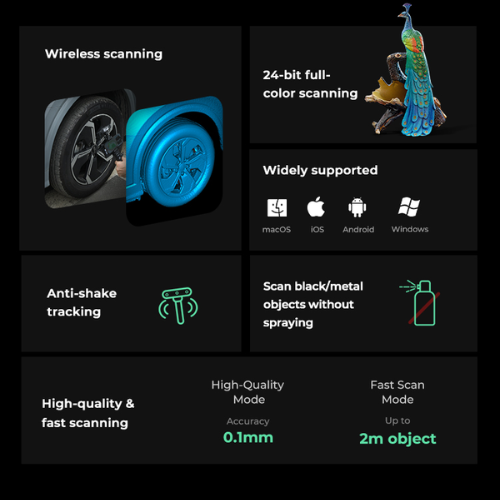 Creality CR Scan Ferret Pro 3D Scanner Precision Portability and Performance