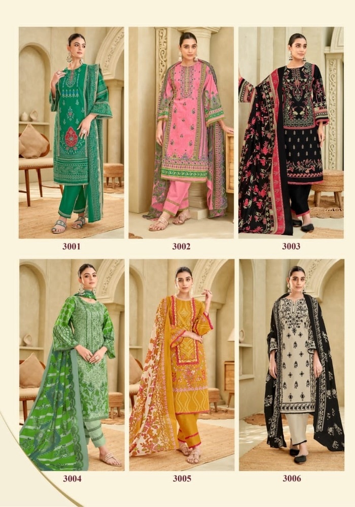 Mayur Amira Vol-3 A Dress Material - Color: Multicolor