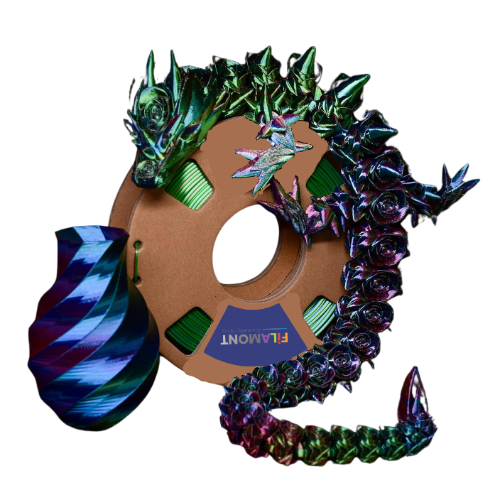 Filamont Silk Tri Color Blue,Green and Purple