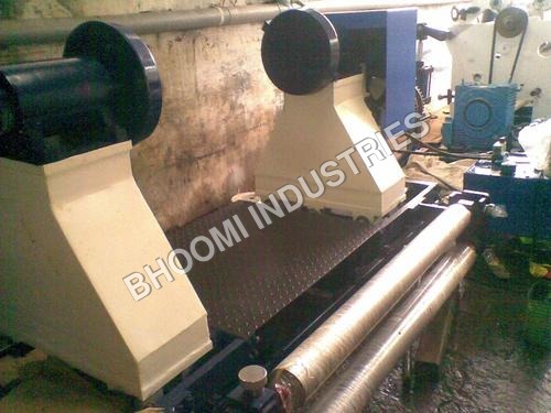 Decoiler Unit For Heavy Coil - Electric Operating Type, 6 Tonne Weight, Blue & White Coated Finish | Automatic Operation, 210 Pcs/min Production Capacity, Corrosion Resistant, Easy Maintenance