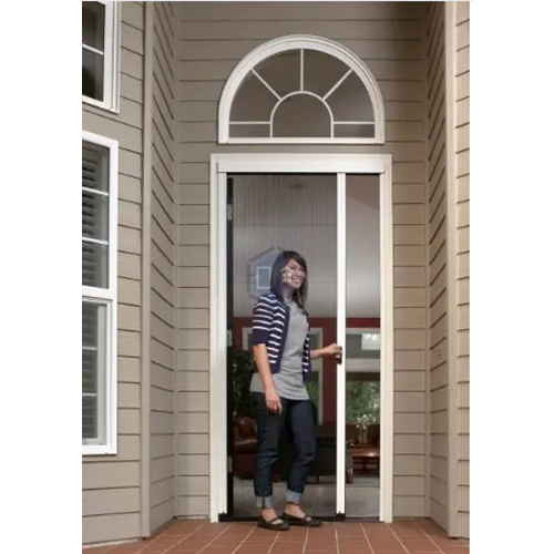 Barrier Free Mosquito Nets For Doors - Color: White