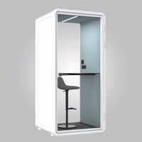 Indoor Prefabricated Office Pods Telephone Booth