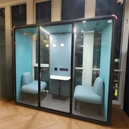 Office Interior Meeting Pod Soundproof Portable Phone Booth Sound Pod Recording Phone Booth Soundproof Booth
