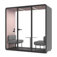 Portable Privacy Silence Phone Booth Acoustic Work Pod Sound Proof Booth - Application: Indoor
