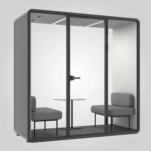 Movable Sl 2 People Acoustic Office Meeting Rooms Portable Isolation Booth Silence Conference Pod - Application: Indoor