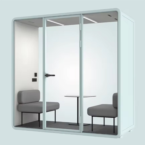 Movable SL 2 People Acoustic Office Meeting Rooms Portable Isolation Booth Silence Conference Pod