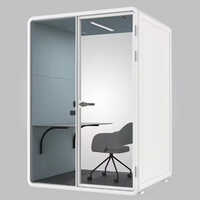Customized Soundproof Booth Sound Insulation Office Booth Prefab Working Space Indoor Office Pod