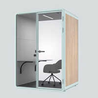 Soundproofing Mobile Studio Room Acoustic Meeting Office Work Space Silence Sound Proof Office Pod with Seating