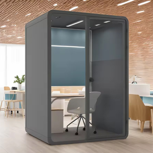 Professional Acoustic Soundproof Office Phone Booth Office Soundproof Pods For Public Privacy Meeting - Application: Indoor