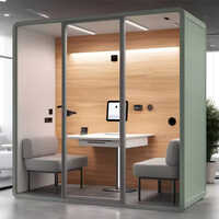 Professional Acoustic Soundproof Office Phone Booth Office Soundproof Pods for Public Privacy Meeting