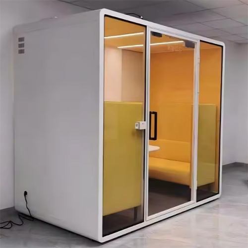Movable Multi-person Office Pod Customized Office Meeting Booth Multiple Person Soundproof Meeting Pods