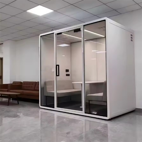 Movable Multi-person Office Pod Customized Office Meeting Booth Multiple Person Soundproof Meeting Pods