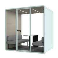 Meeting Phone Booth Acoustic Soundproof Study Work Pod Recording Booth Studio Modern Sound Proof Silence Work Booth