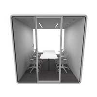 Soundproof Room Silent Cabin Mobile Office Negotiation Room Recording Studio Detachable Telephone Booth