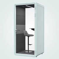 Privacy Modular Design Personal Soundproof Phone Booth Audiometric Booth With Office Pod Easy Install Telephone Soundproof Booth - Color: Different Available