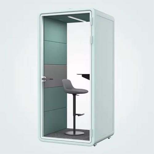 New Trend Acoustic Movable Silence Room Box Prefab Privacy Work Pod Soundproof Calling Phone Booth Office Pod Furniture